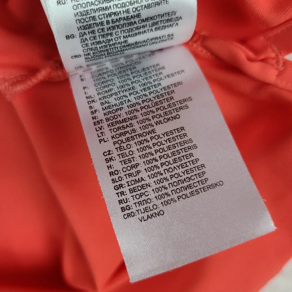 Adidas Polo Shirt Mens Medium Light Red Performance Golf‎ Pure Motion